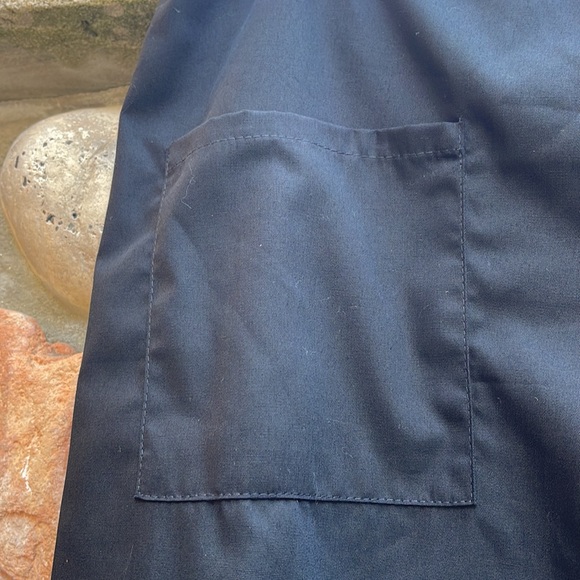 Fundamentals by White Swan Black Drawstring Pull On Scrub Pants Small New - Picture 4 of 10